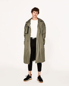 Плащ в стиле oversize Zara