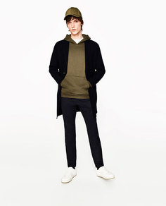 Базовая толстовка с капюшоном Zara