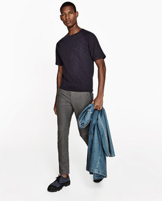 Базовая толстовка из фасонной пряжи Zara
