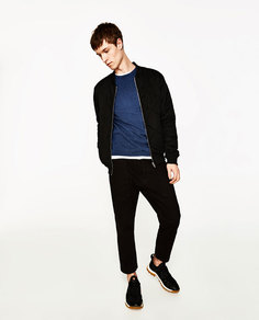 Жакет-бомбер стеганый Zara