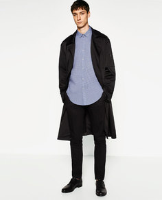 Рубашка с микропринтом Zara