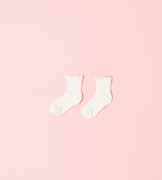 Короткие носки с кружевной отделкой Zara
