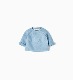 Базовый свитер с карманом Zara