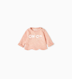 Толстовка с надписью "oh oh" Zara
