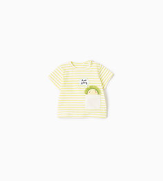 Футболка с карманом «солнце» Zara