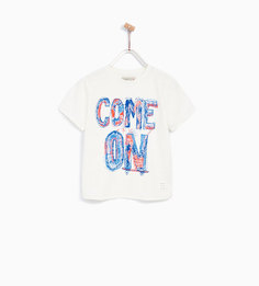 Футболка «come on» Zara