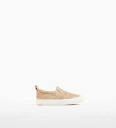 Слипоны из ткани Zara