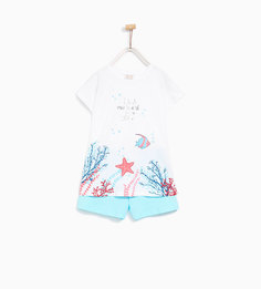 Короткая пижама «sea» Zara