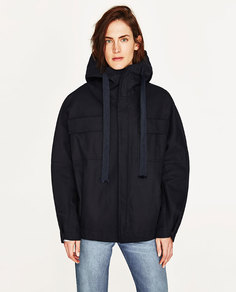 Парка с капюшоном studio Zara