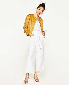 Куртка из искусственной замши Zara