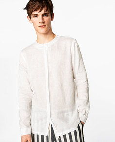 Рубашка изо льна Zara