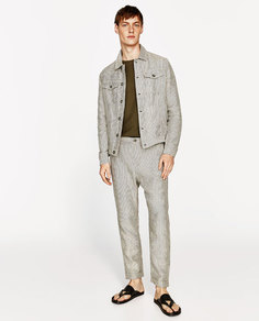 Куртка изо льна Zara