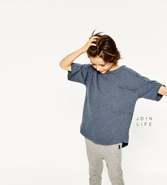 Футболка с карманом Zara