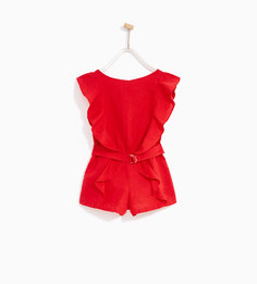 Комбинезон с воланами и пряжкой Zara