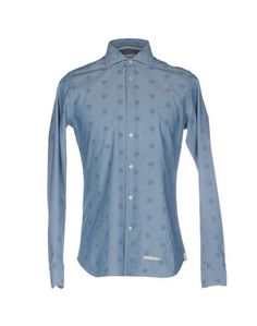 Джинсовая рубашка Tintoria Mattei 954