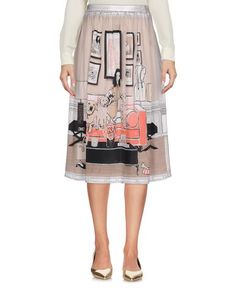 Юбка длиной 3/4 Elisabetta Franchi