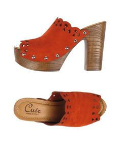 Мюлес и сабо Cuir