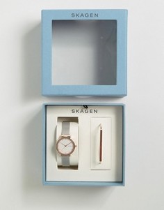 Часы и браслет Skagen Ancher & Anette - Золотой