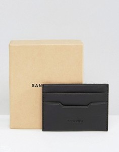 Черный кожаный кошелек для карт Sandqvist - Черный