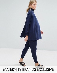 Джоггеры с манжетами Bluebelle Maternity - Синий