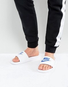 Белые шлепанцы Nike Benassi JDI 343880-102 - Белый