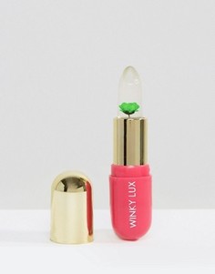 Бальзам, проявляющий цвет в зависимости от уровня pH кожи губ, с зеленым цветком Winky Lux - Прозрачный