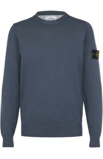 Хлопковый джемпер тонкой вязки Stone Island