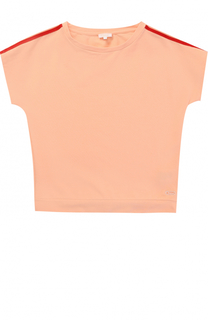 Хлопковый топ с контрастными полосками Chloé