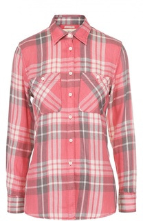 Блуза прямого кроя в клетку с накладными карманами Denim&amp;Supply by Ralph Lauren