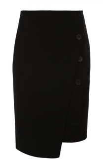 Облегающая мини-юбка асимметричного кроя DKNY