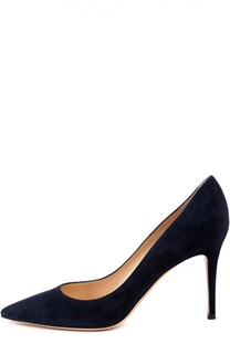 Замшевые туфли Gianvito 85 на шпильке Gianvito Rossi