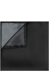 Шелковый платок с узором Lanvin