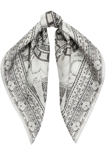 Шелковый платок с принтом Roberto Cavalli