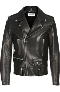 Косуха с карманами на молнии Saint Laurent