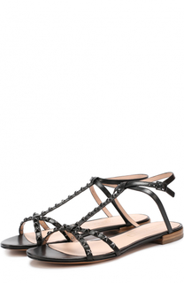 Кожаные сандалии Ana с заклепками Marc Jacobs