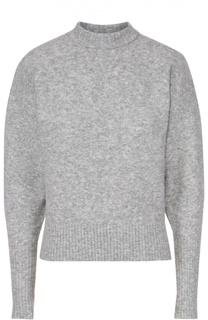 Пуловер прямого кроя с широкими рукавами DKNY