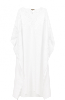 Льняная туника с кружевной отделкой Ermanno Scervino