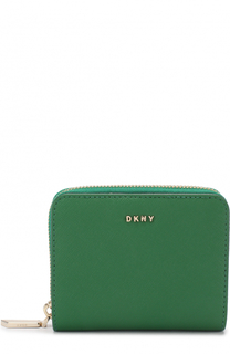 Кожаное портмоне на молнии DKNY