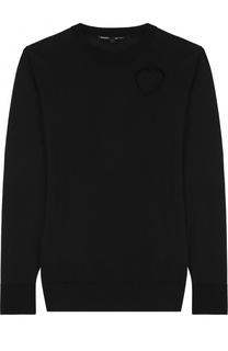 Пуловер прямого кроя с вырезом в форме сердца Proenza Schouler