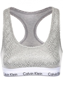 Бралетт с логотипом бренда Calvin Klein