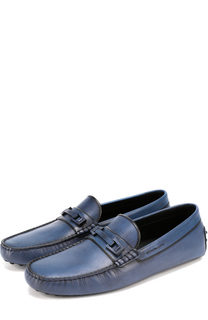 Кожаные мокасины с перемычкой Tod’s