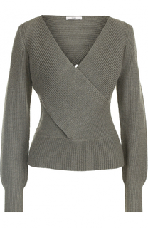 Пуловер фактурной вязки с V-образным вырезом Tome