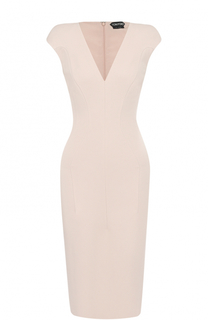 Облегающее платье с V-образным вырезом Tom Ford