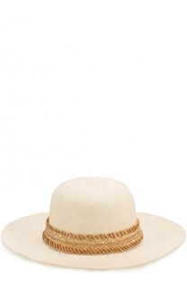 Соломенная шляпа с плетеной повязкой Inverni