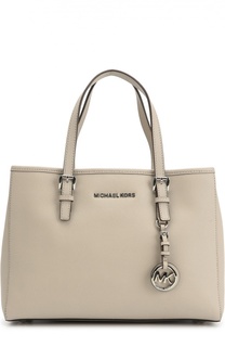 Сумка-тоут Jet Set Medium из сафьяновой кожи MICHAEL Michael Kors