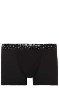 Боксеры из смеси вискозы и шелка с широкой резинкой Dolce &amp; Gabbana