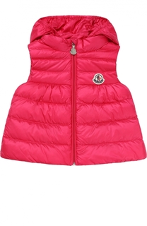 Пуховый жилет с капюшоном Moncler Enfant