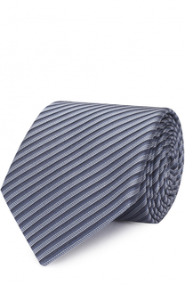 Шелковый галстук в полоску Armani Collezioni