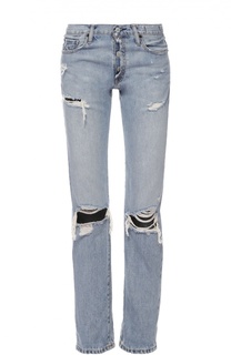 Укороченные джинсы прямого кроя с потертостями Denim&amp;Supply by Ralph Lauren