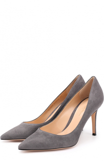 Замшевые туфли Gianvito 85 на шпильке Gianvito Rossi